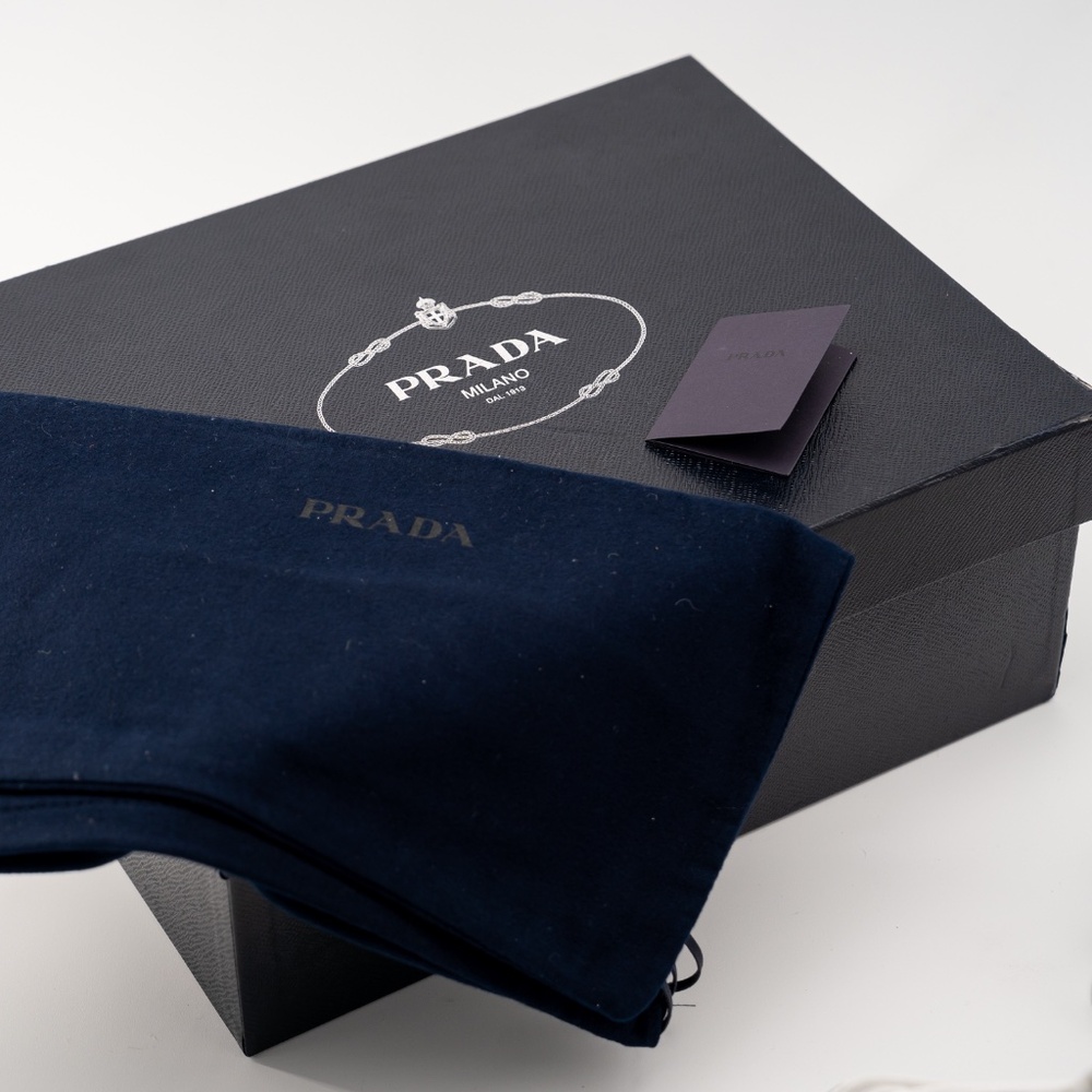 size 8 / 9us Prada Cloudbust Thunder Sandal White Re-Nylon - Picture 11 of 14